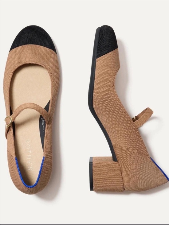 Rothy's Shoes - NWT Rothy's Mary Jane Heel in Wren Cap Toe